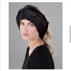 Surell rabbit fur headband